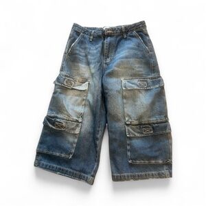 YMI Denim Cargo Shorts